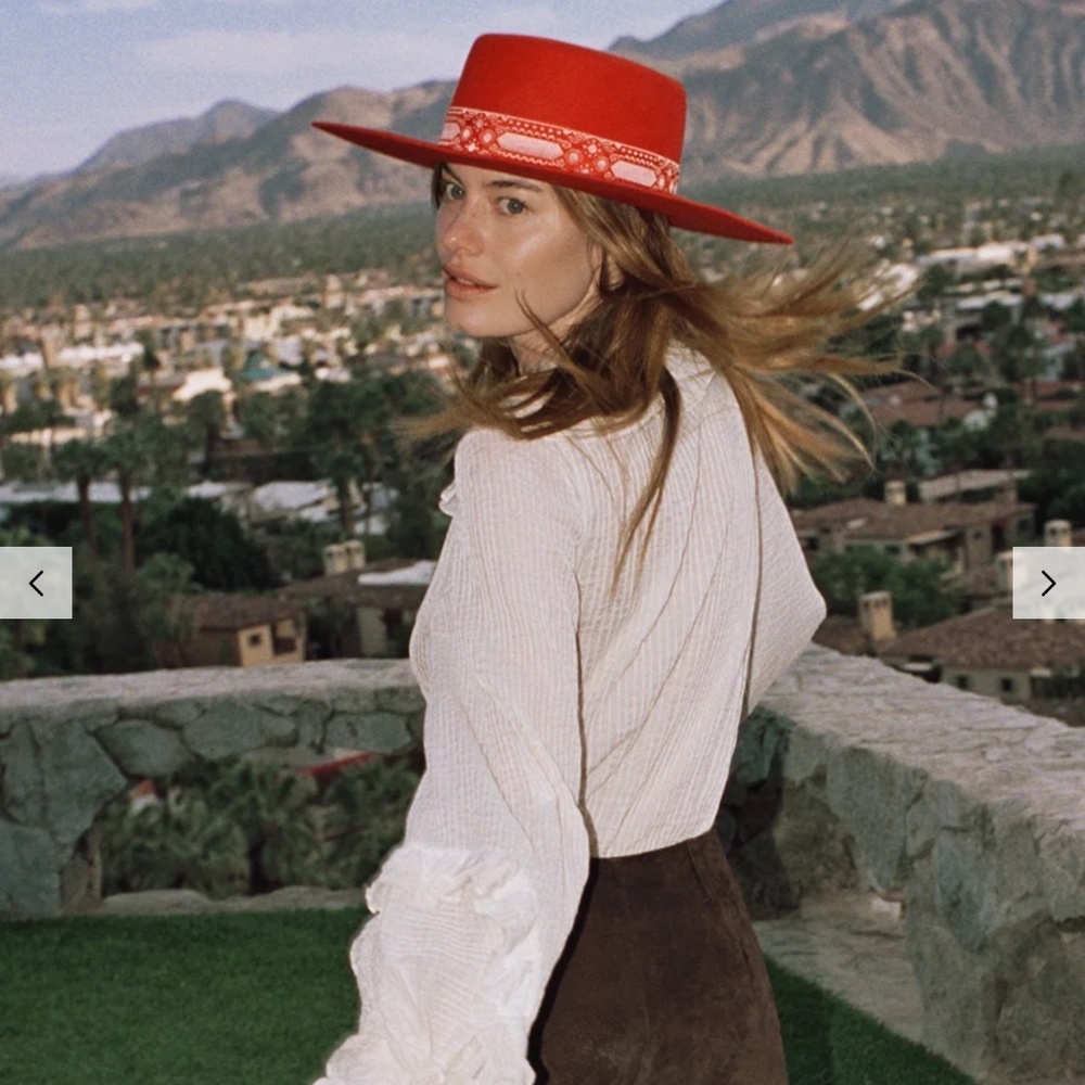 NEW! Lack of Color Ruby wool boater